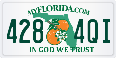 FL license plate 4284QI