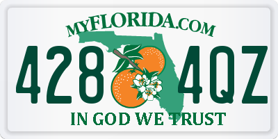 FL license plate 4284QZ