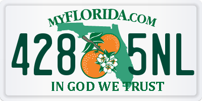 FL license plate 4285NL