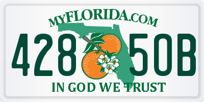 FL license plate 4285OB