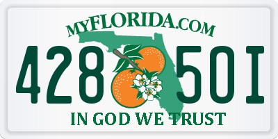 FL license plate 4285OI
