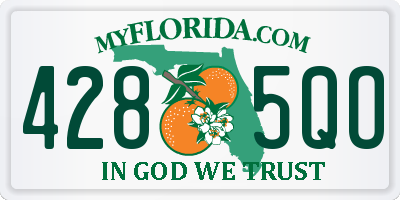 FL license plate 4285QO