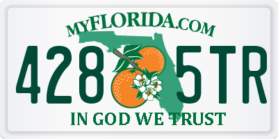 FL license plate 4285TR