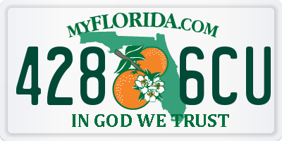 FL license plate 4286CU