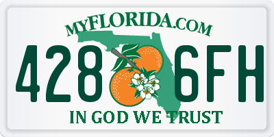 FL license plate 4286FH