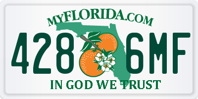 FL license plate 4286MF