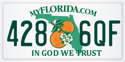 FL license plate 4286QF