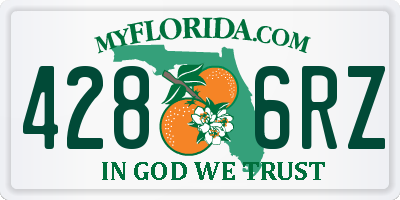 FL license plate 4286RZ