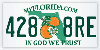 FL license plate 4288RE
