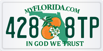 FL license plate 4288TP