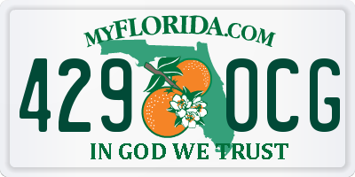FL license plate 4290CG