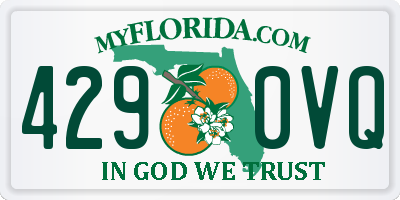 FL license plate 4290VQ