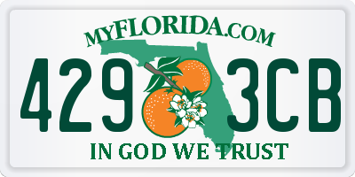 FL license plate 4293CB