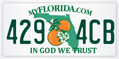 FL license plate 4294CB