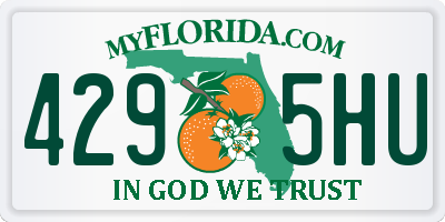 FL license plate 4295HU