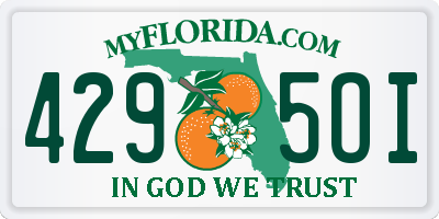 FL license plate 4295OI