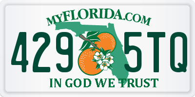 FL license plate 4295TQ