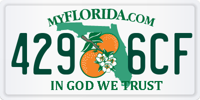FL license plate 4296CF