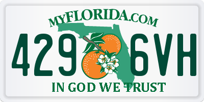 FL license plate 4296VH