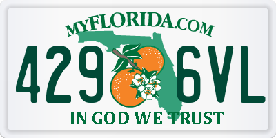 FL license plate 4296VL