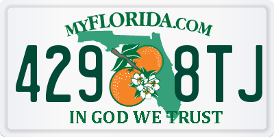 FL license plate 4298TJ