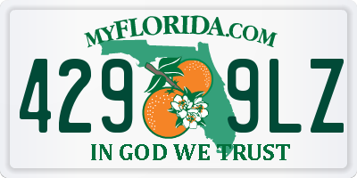 FL license plate 4299LZ