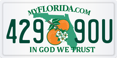 FL license plate 4299OU