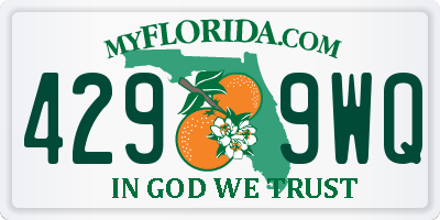 FL license plate 4299WQ