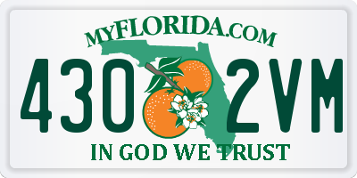 FL license plate 4302VM