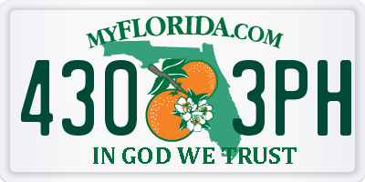 FL license plate 4303PH