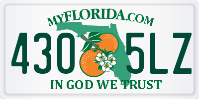 FL license plate 4305LZ