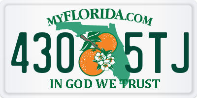FL license plate 4305TJ