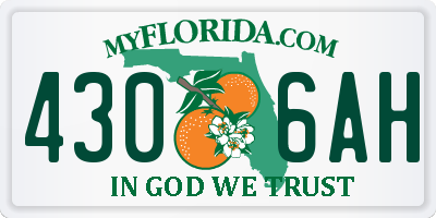 FL license plate 4306AH