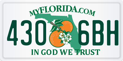 FL license plate 4306BH