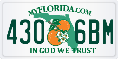 FL license plate 4306BM