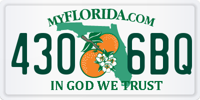 FL license plate 4306BQ