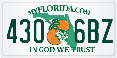 FL license plate 4306BZ