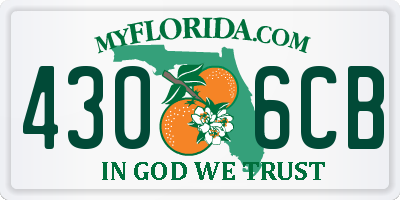 FL license plate 4306CB