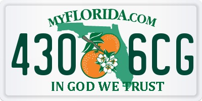 FL license plate 4306CG