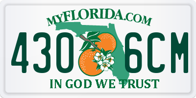 FL license plate 4306CM