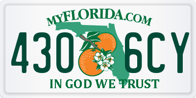 FL license plate 4306CY