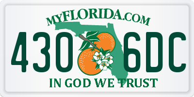 FL license plate 4306DC