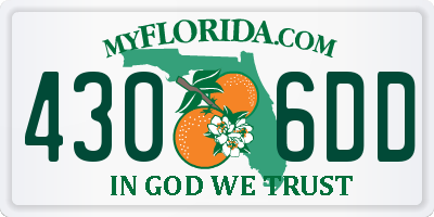FL license plate 4306DD