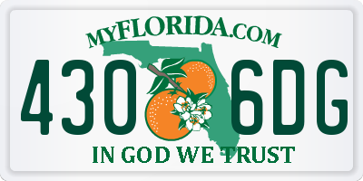 FL license plate 4306DG