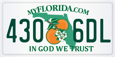 FL license plate 4306DL