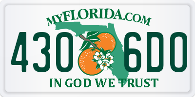 FL license plate 4306DO