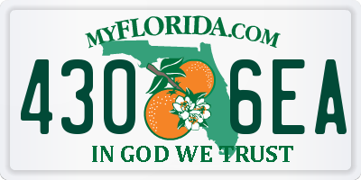 FL license plate 4306EA