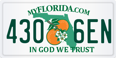 FL license plate 4306EN
