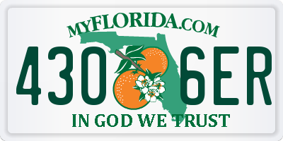 FL license plate 4306ER