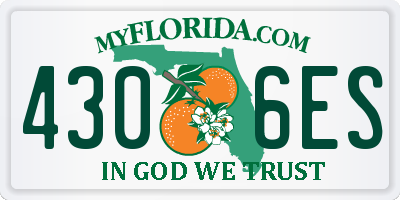 FL license plate 4306ES